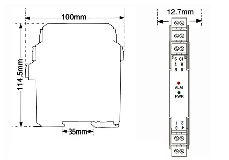 0-20mA 4-20mA Output PLC Industry Signal Distribution Analog Signal Isolator