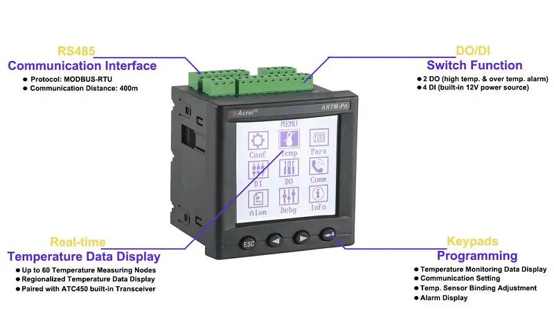 Remote Temperature Monitor with Wireless Temperature Sensor