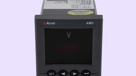 Acrel Amperometro monofase Classe 0,5 Misuratore di corrente Display LCD Contatore di energia LCD Amc72L-Ai AC 100V con dimensioni pannello 75x75 Opzionale RS485