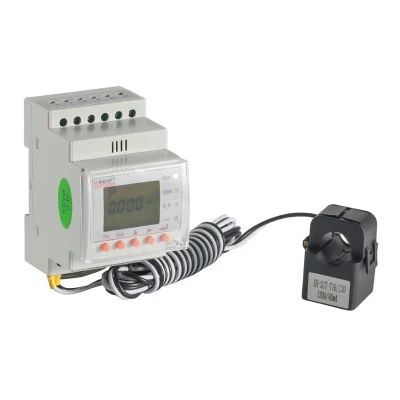 Contatore di energia inverter fotovoltaico/solare con display LCD monofase Acrel con CT RS485/Modbus ACR10r-D16te, può funzionare con Solis