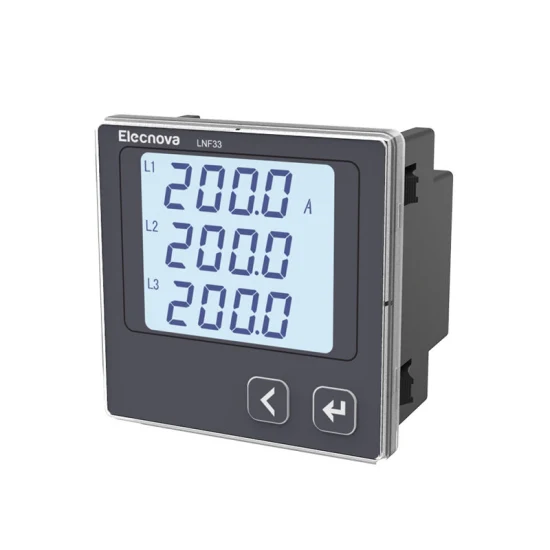 Misuratore di corrente monofase AC con display digitale LCD di energia trifase Lnf32 RS485 di qualità di fabbrica