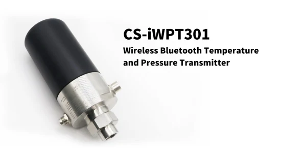 CS-Iwpt301 Sensore di temperatura e pressione wireless 1% F. S Bluetooth 4.2 IP65 0~400kpa...100MPa 8~30 V CC 3,6 V CC