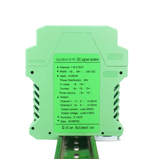 Isolatore di segnale analogico di distribuzione del segnale industriale PLC con uscita 0-20 mA 4-20 mA